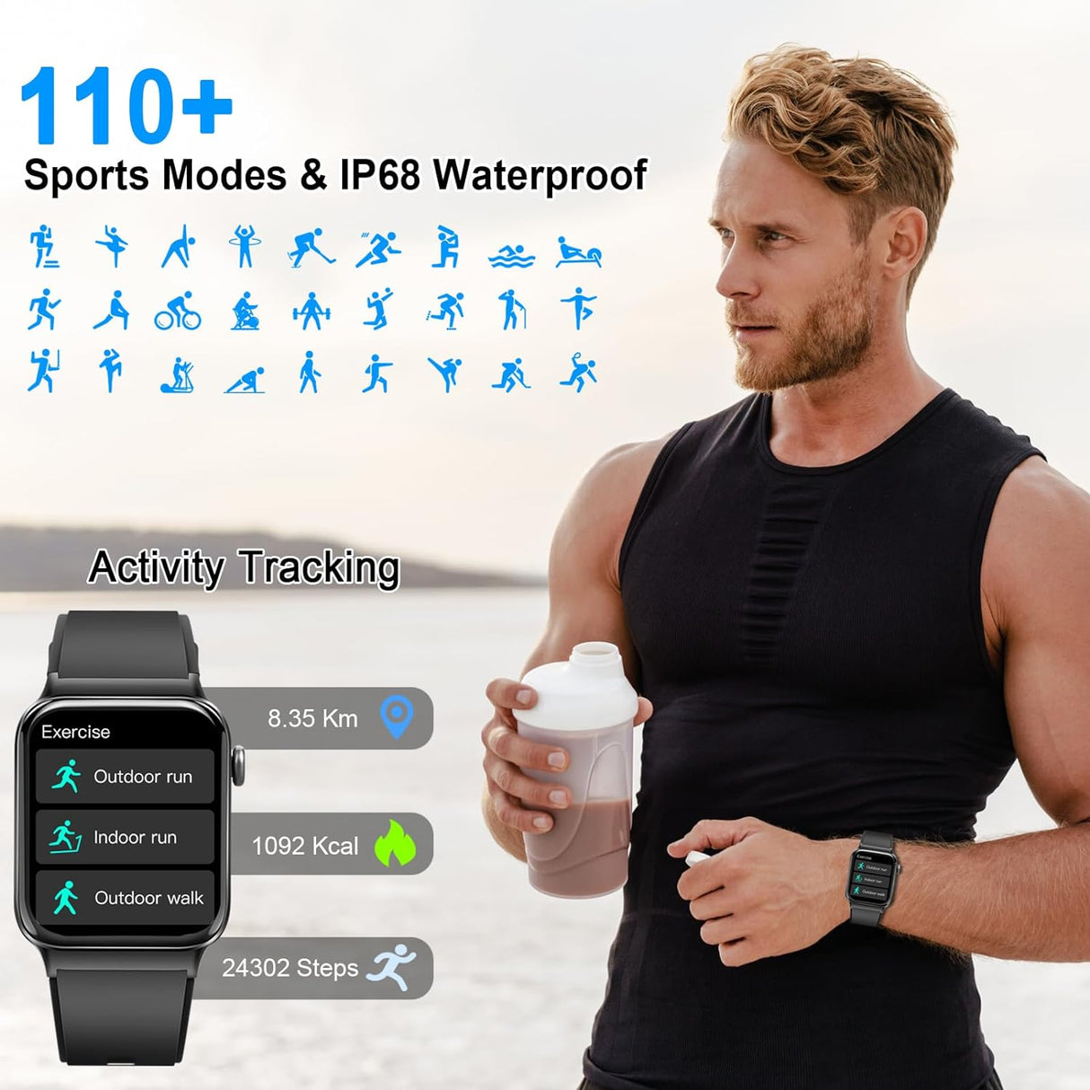 Smart Watch for Men Women