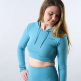 Zeluri Women's Cropped Hoodie and High-Waisted Leggings Set